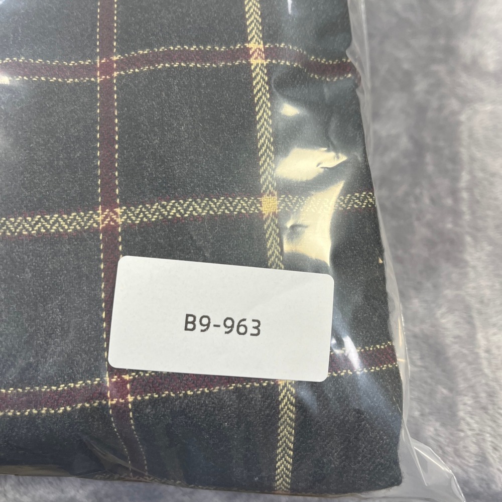 Vintage 90s Jos A Bank 12 Plaid Wool Pleated Skirt Dark Academia Preppy Midi - Picture 7 of 7